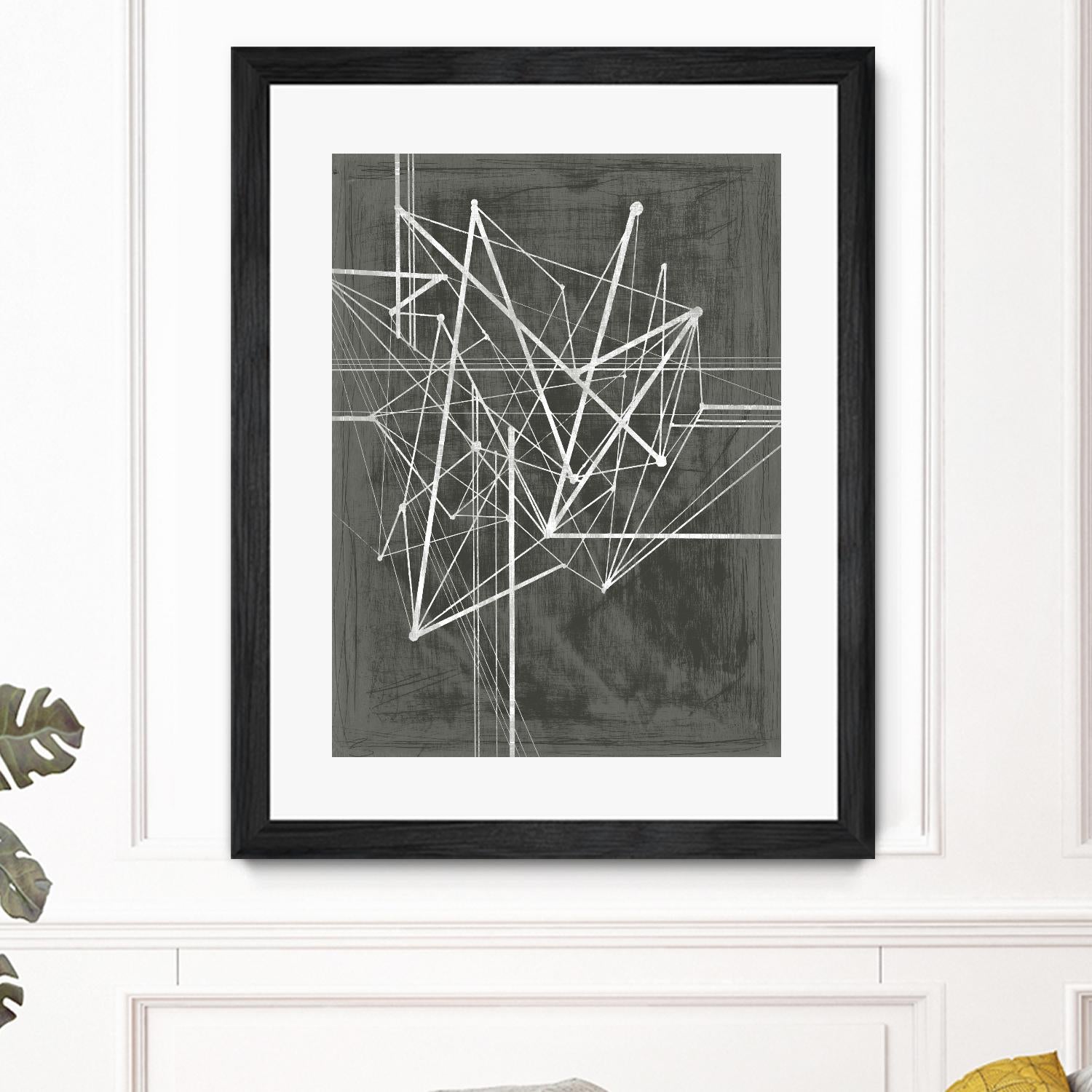 Vertices I by Ethan Harper on GIANT ART - white abstract