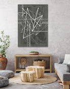 Vertices I by Ethan Harper on GIANT ART - white abstract