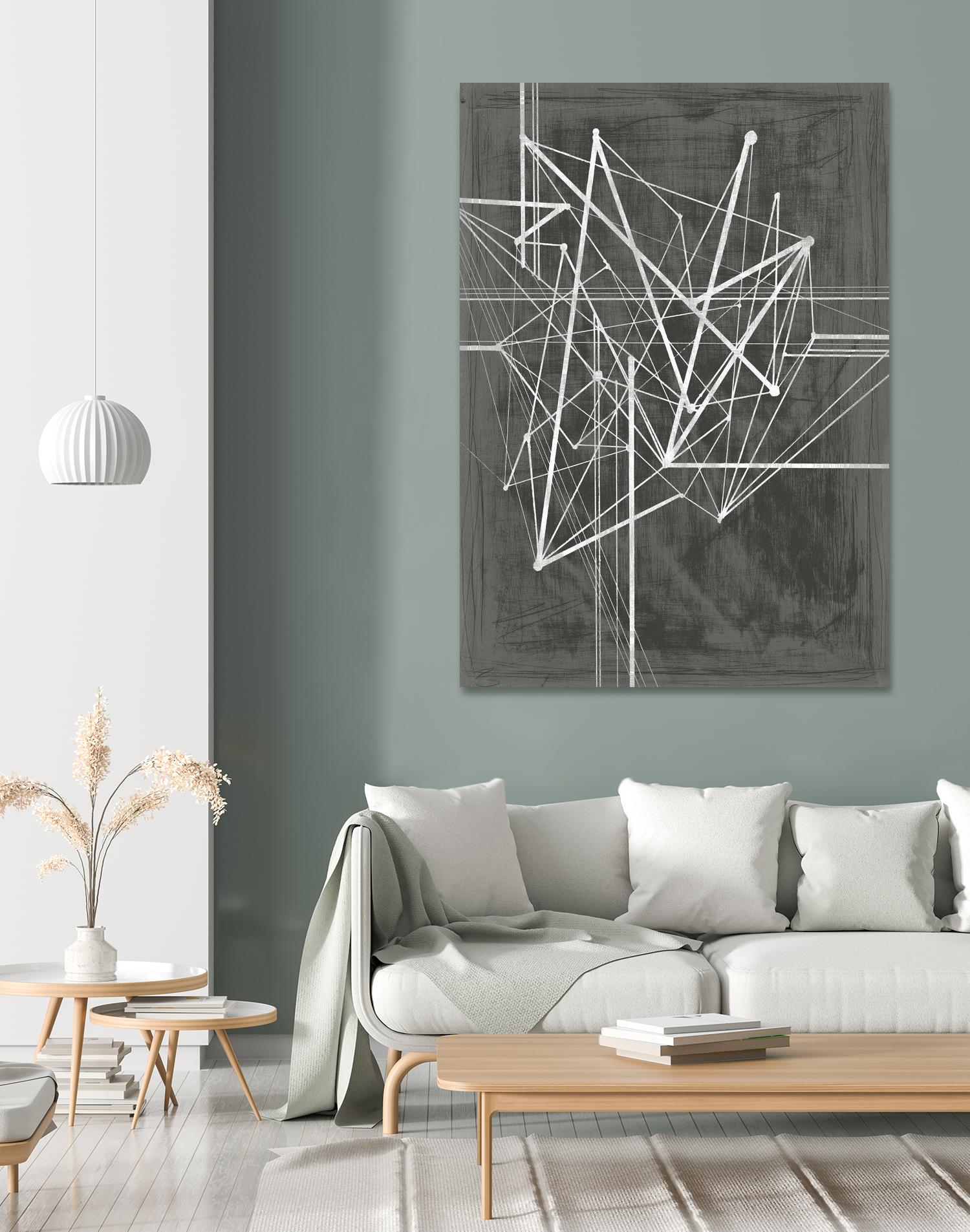 Vertices I by Ethan Harper on GIANT ART - white abstract