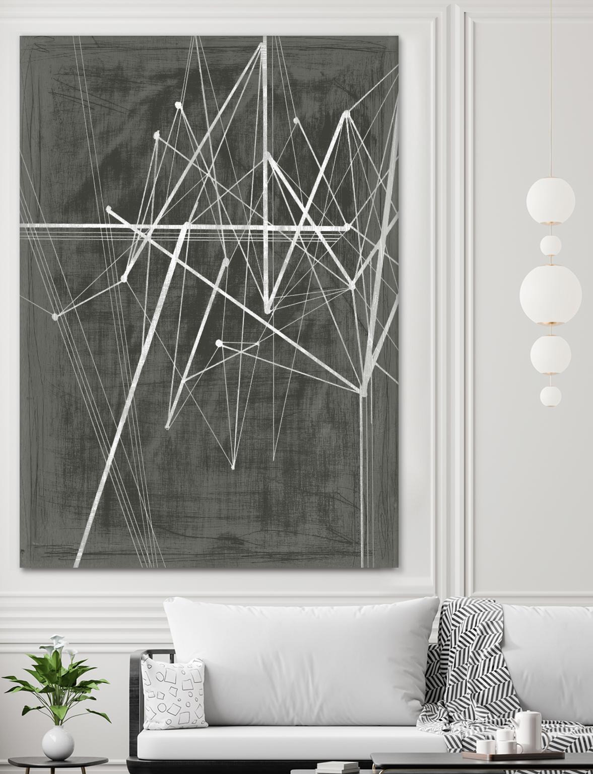 Vertices II by Ethan Harper on GIANT ART - white shapes geometrical