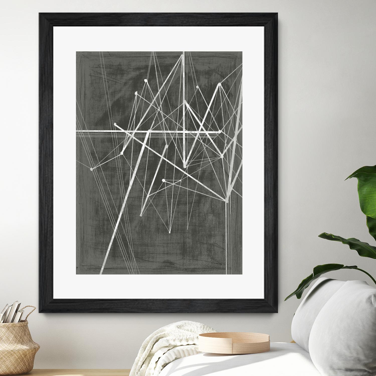Vertices II by Ethan Harper on GIANT ART - white shapes geometrical