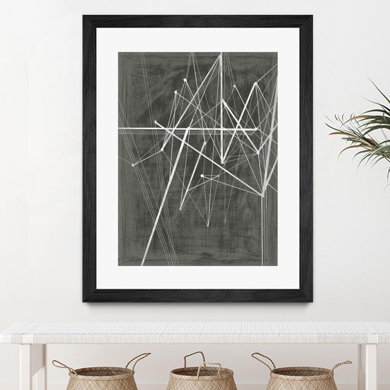 Vertices II by Ethan Harper on GIANT ART - white shapes geometrical