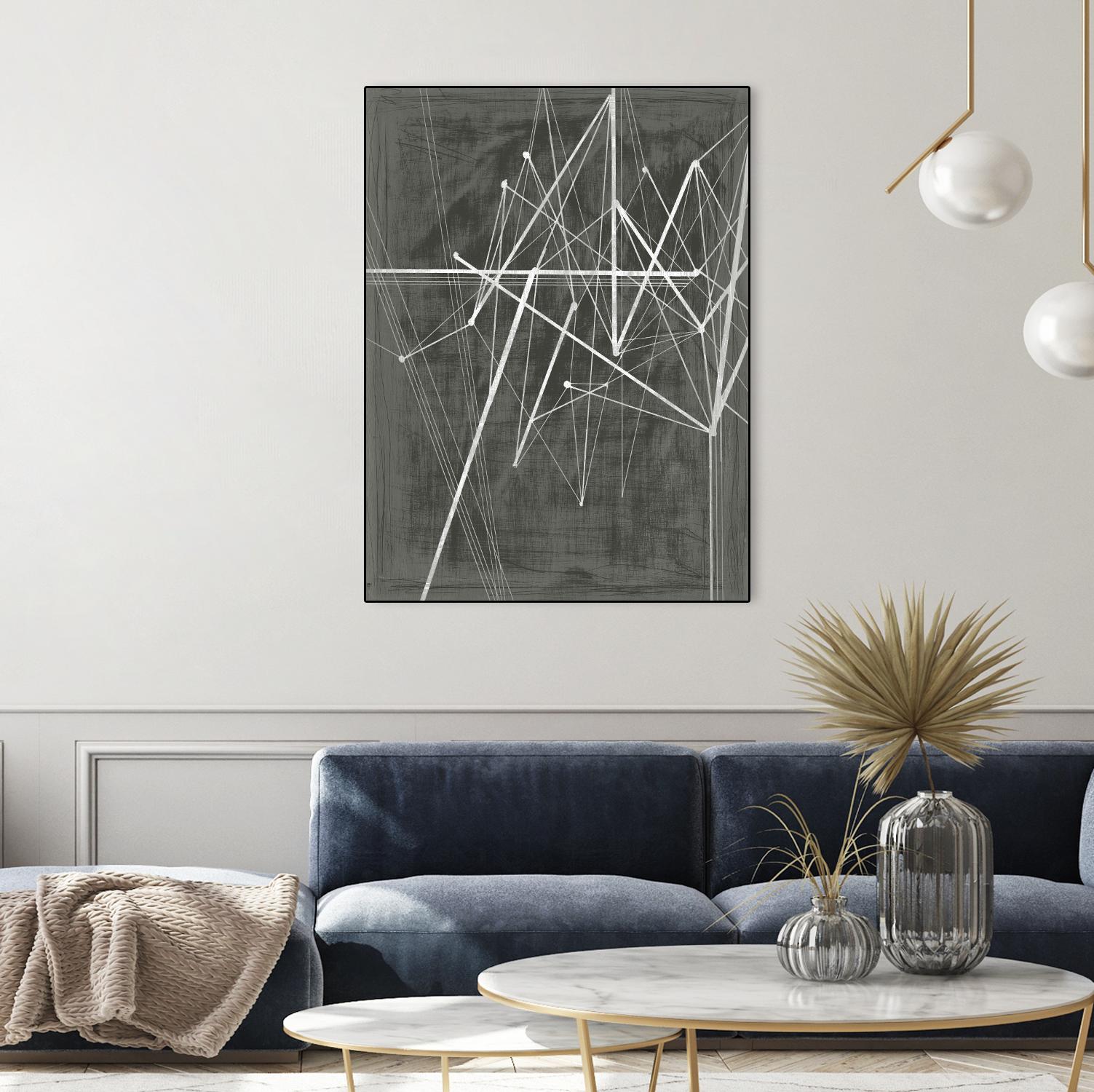 Vertices II by Ethan Harper on GIANT ART - white shapes geometrical