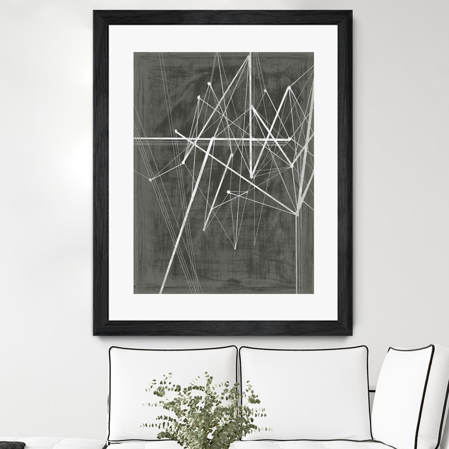 Vertices II by Ethan Harper on GIANT ART - white shapes geometrical