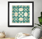 Woven Symmetry VI by Chariklia Zarris on GIANT ART - green patterns