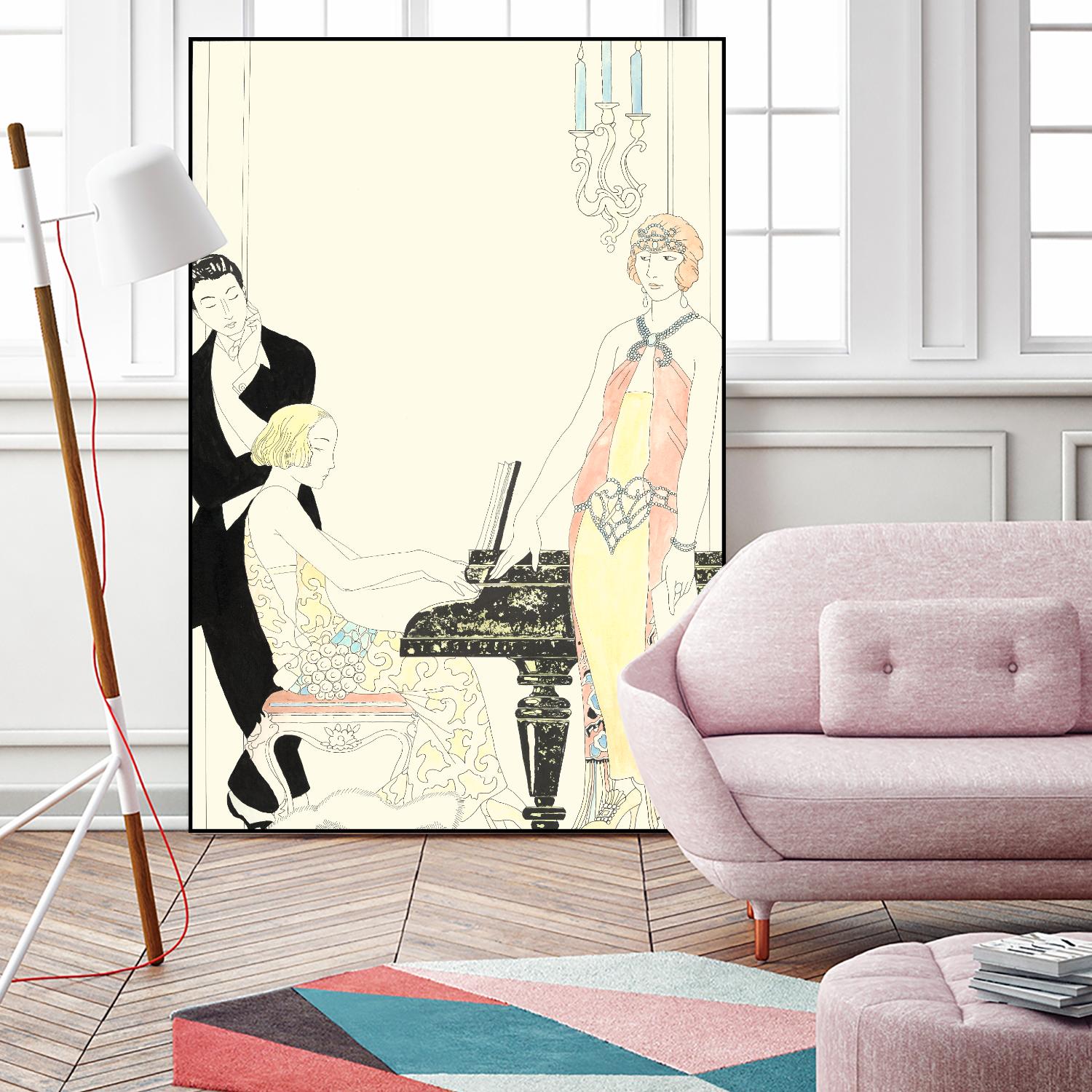 Arte Deco Fashion I by Unknown on GIANT ART - fashion