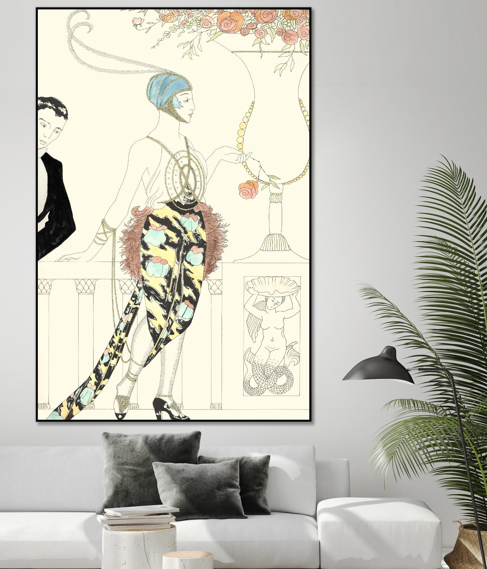 Arte Deco Fashion II by Unknown on GIANT ART - fashion