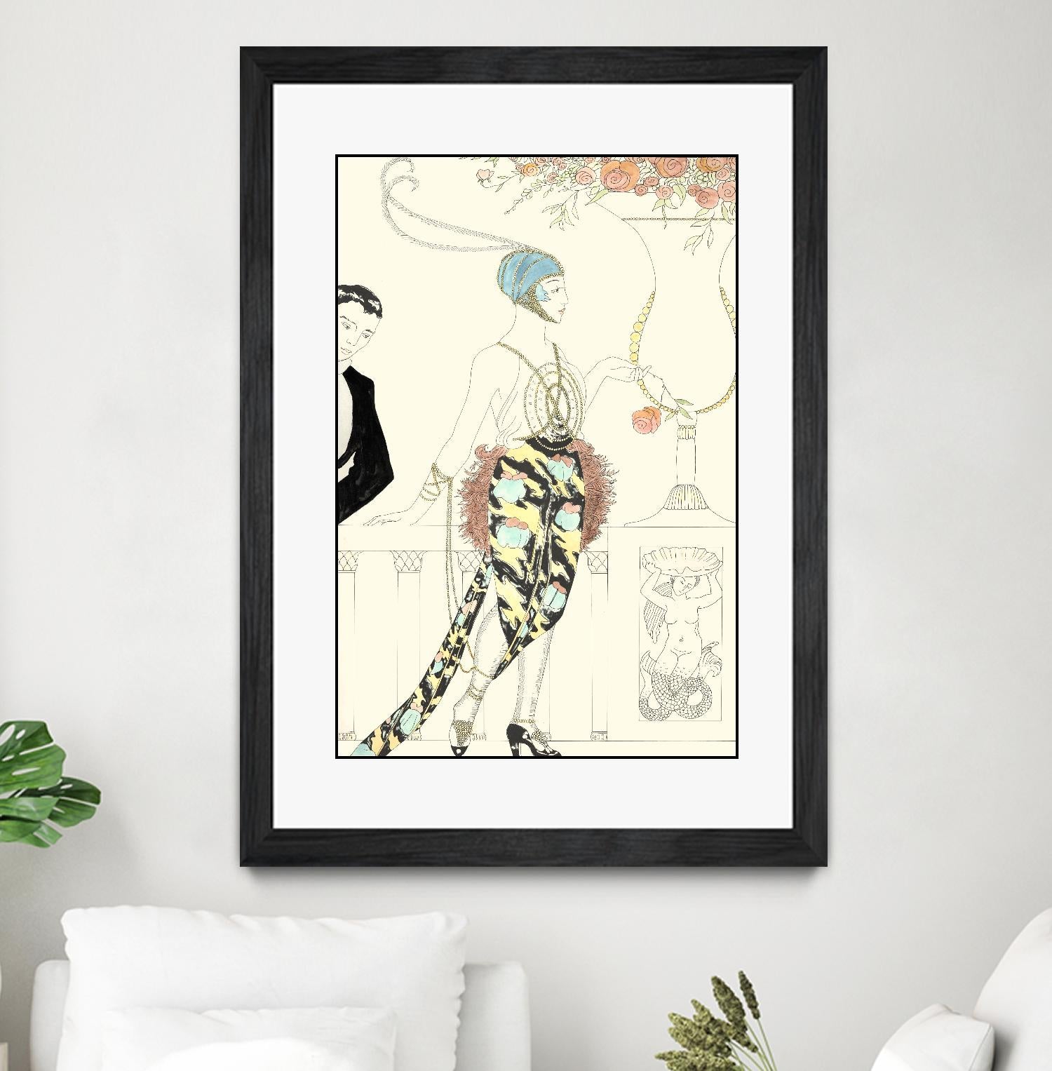 Arte Deco Fashion II by Unknown on GIANT ART - fashion