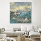 Painterly Field I by Jennifer Goldberger on GIANT ART - blue abstract