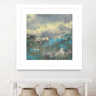 Painterly Field I by Jennifer Goldberger on GIANT ART - blue abstract