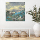 Painterly Field I by Jennifer Goldberger on GIANT ART - blue abstract