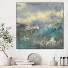Painterly Field I by Jennifer Goldberger on GIANT ART - blue abstract