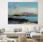 Bold Horizon II by Jennifer Goldberger on GIANT ART - blue abstract