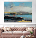 Bold Horizon II by Jennifer Goldberger on GIANT ART - blue abstract