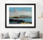 Bold Horizon II by Jennifer Goldberger on GIANT ART - blue abstract