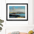 Bold Horizon II by Jennifer Goldberger on GIANT ART - blue abstract