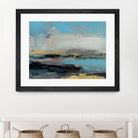 Bold Horizon II by Jennifer Goldberger on GIANT ART - blue abstract