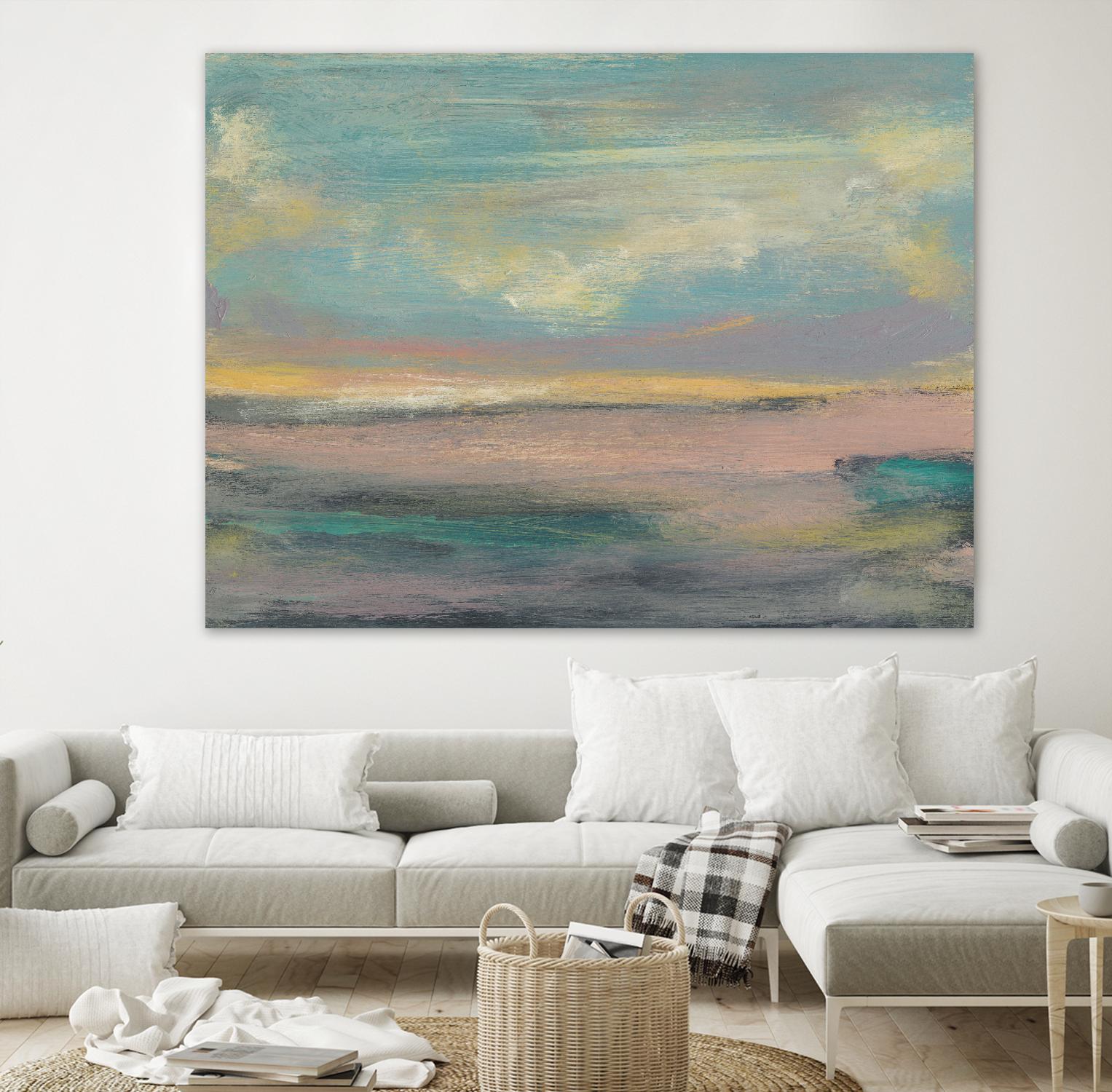 Sunset Study VI by Jennifer Goldberger on GIANT ART - pink abstract