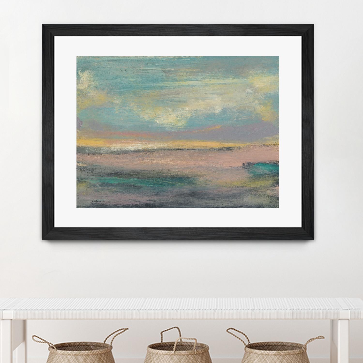 Sunset Study VI by Jennifer Goldberger on GIANT ART - pink abstract