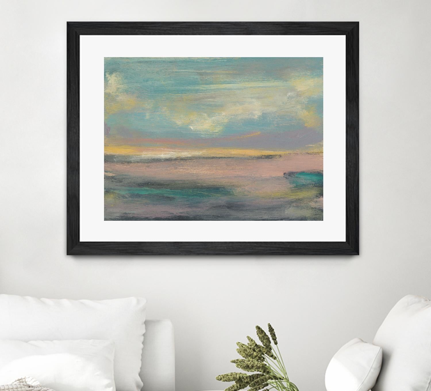 Sunset Study VI by Jennifer Goldberger on GIANT ART - pink abstract