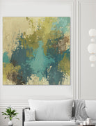 Blue Monday I by June Erica Vess on GIANT ART - green abstract