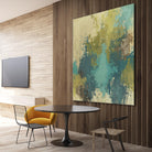 Blue Monday I by June Erica Vess on GIANT ART - green abstract