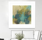 Blue Monday I by June Erica Vess on GIANT ART - green abstract