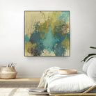 Blue Monday I by June Erica Vess on GIANT ART - green abstract