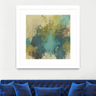 Blue Monday I by June Erica Vess on GIANT ART - green abstract