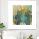 Blue Monday I by June Erica Vess on GIANT ART - green abstract