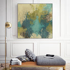 Blue Monday I by June Erica Vess on GIANT ART - green abstract