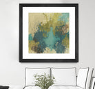 Blue Monday I by June Erica Vess on GIANT ART - green abstract