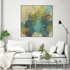 Blue Monday I by June Erica Vess on GIANT ART - green abstract