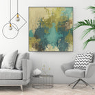 Blue Monday I by June Erica Vess on GIANT ART - green abstract