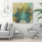 Blue Monday I by June Erica Vess on GIANT ART - green abstract