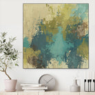Blue Monday I by June Erica Vess on GIANT ART - green abstract