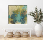Blue Monday I by June Erica Vess on GIANT ART - green abstract