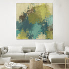 Blue Monday II by June Erica Vess on GIANT ART - green abstract