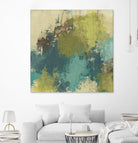 Blue Monday II by June Erica Vess on GIANT ART - green abstract