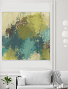 Blue Monday II by June Erica Vess on GIANT ART - green abstract