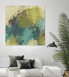 Blue Monday II by June Erica Vess on GIANT ART - green abstract