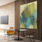 Blue Monday II by June Erica Vess on GIANT ART - green abstract