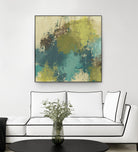 Blue Monday II by June Erica Vess on GIANT ART - green abstract