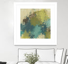 Blue Monday II by June Erica Vess on GIANT ART - green abstract