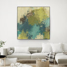 Blue Monday II by June Erica Vess on GIANT ART - green abstract