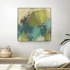 Blue Monday II by June Erica Vess on GIANT ART - green abstract