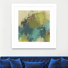 Blue Monday II by June Erica Vess on GIANT ART - green abstract