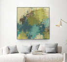 Blue Monday II by June Erica Vess on GIANT ART - green abstract