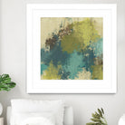 Blue Monday II by June Erica Vess on GIANT ART - green abstract