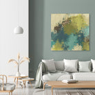 Blue Monday II by June Erica Vess on GIANT ART - green abstract